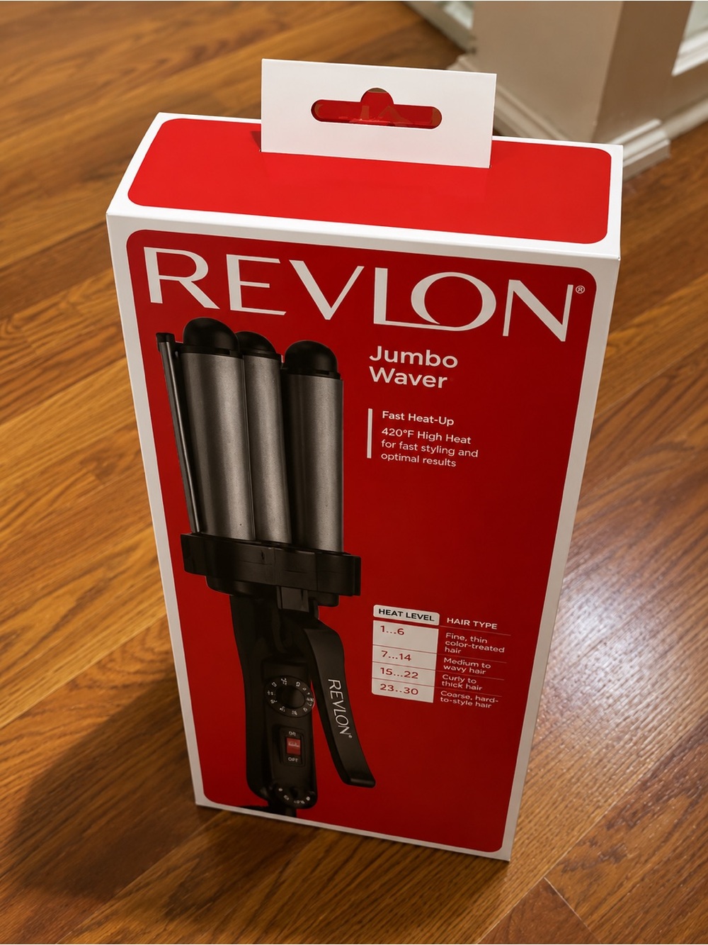 Revlon Jumbo Waver - Red & Black Styling Tool
